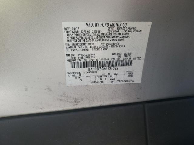 2017 FORD TAURUS SEL 1FAHP2E80HG121032