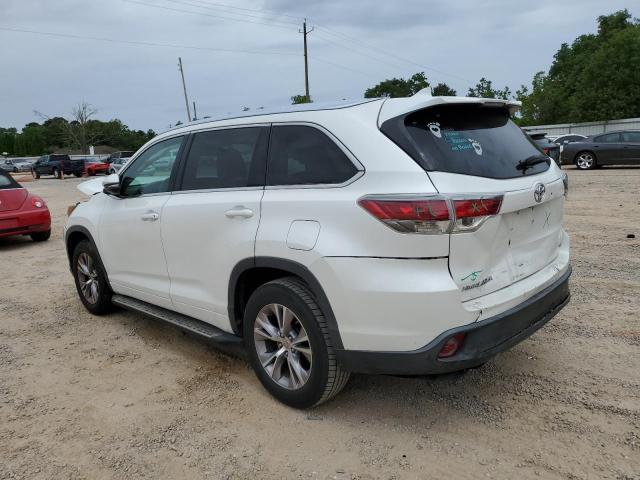 Vin: 5tdkkrfh0fs072598, lot: 57208545, toyota highlander xle 20152