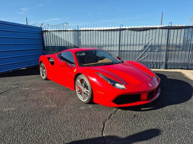 FERRARI 488 GTB 2016 red coupe gas ZFF79ALA5G0214993 photo #1