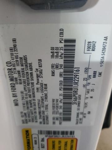 2018 FORD FUSION TIT - 3FA6P0RU1JR229161