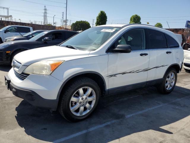 HONDA CR-V EX 2007 white  gas JHLRE48597C067210 photo #1