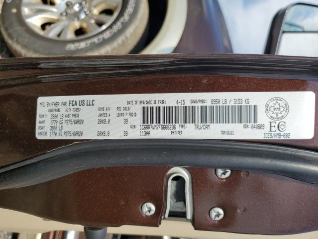 2015 RAM 1500 LONGH - 1C6RR7WM7FS668236