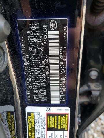 2018 TOYOTA CAMRY L 4T1B11HK9JU633247