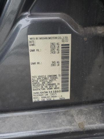 2022 NISSAN ALTIMA SV - 1N4BL4DV2NN343860