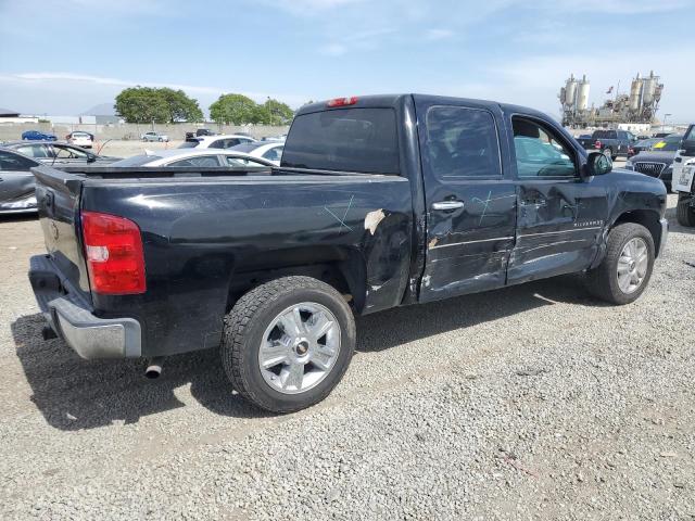 CHEVROLET silverado 2013 black crew pic flexible fuel 3GCPCSE08DG276857 photo #4