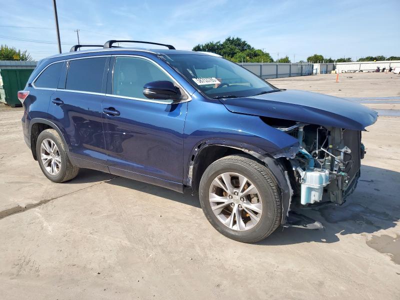 Vin: 5tdkkrfh1fs065854, lot: 58753785, toyota highlander xle 20154