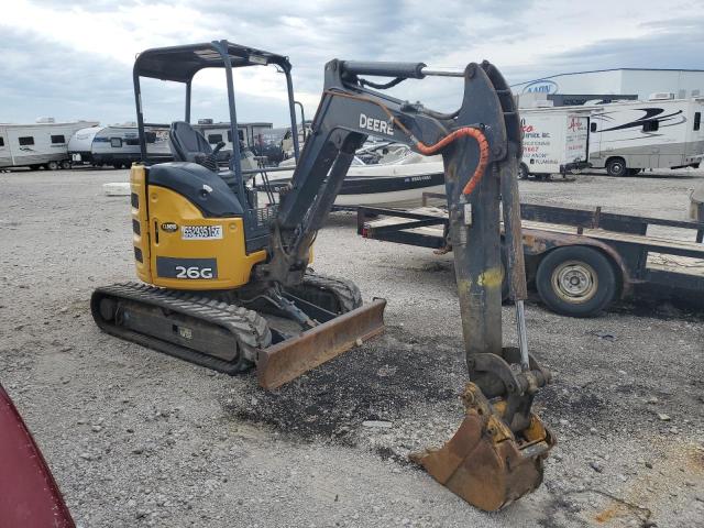 JOHN DEERE 26G 2020 yellow   1FF026GXVKK265381 photo #1