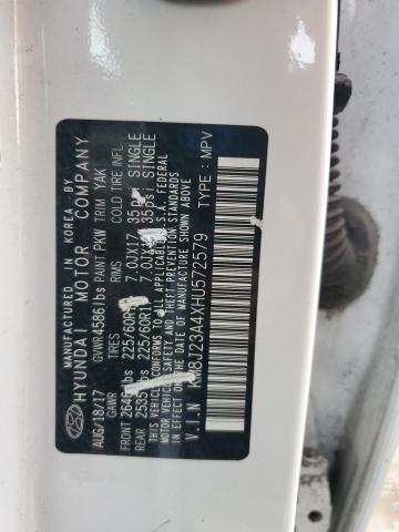 2017 HYUNDAI TUCSON SE KM8J23A4XHU572579