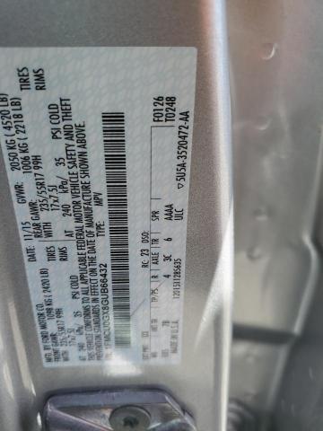 2016 FORD ESCAPE SE - 1FMCU0GX8GUB66432