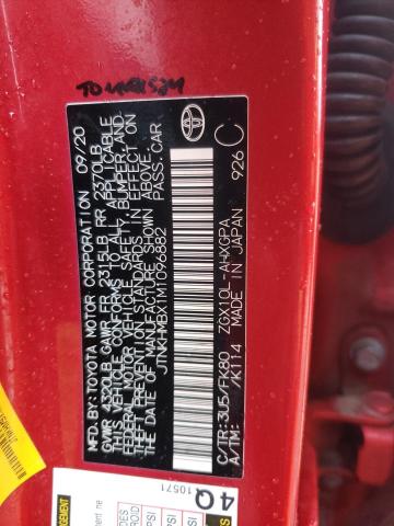 2021 TOYOTA C-HR XLE JTNKHMBX1M1096882