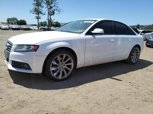 AUDI A4 PREMIUM 2012 white  gas WAUAFAFL9CN008127 photo #1