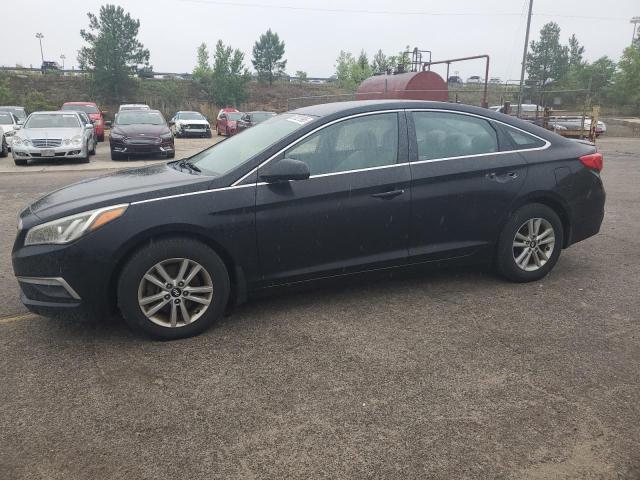 HYUNDAI SONATA SE 2015 black  gas 5NPE24AF2FH141643 photo #1