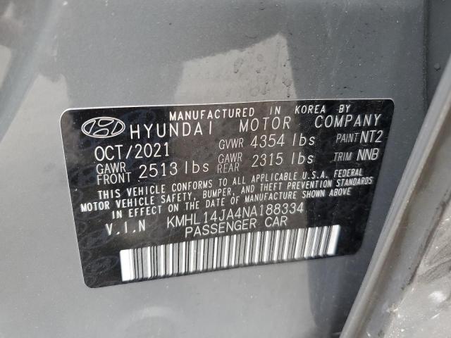 2022 HYUNDAI SONATA SEL - KMHL14JA4NA188334