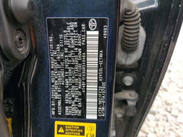 2016 TOYOTA CAMRY LE - 4T4BF1FK9GR549464
