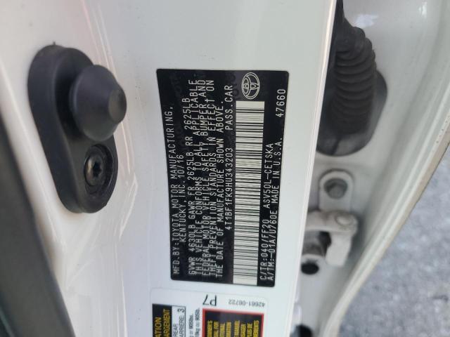 2017 TOYOTA CAMRY LE - 4T1BF1FK9HU343203