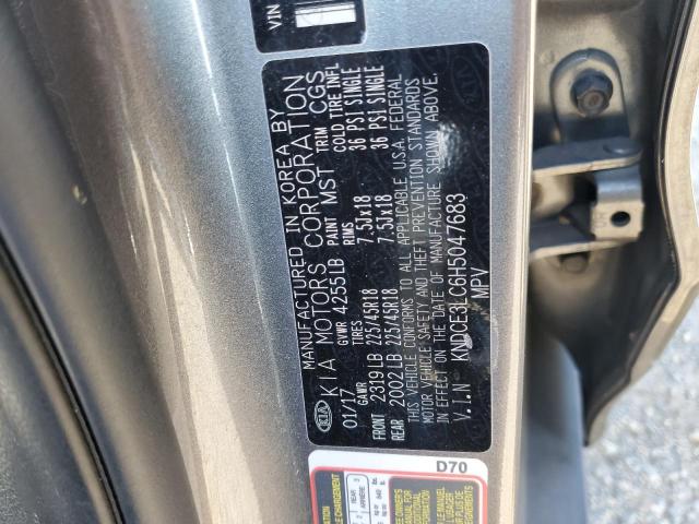 2017 KIA NIRO EX TO KNDCE3LC6H5047683