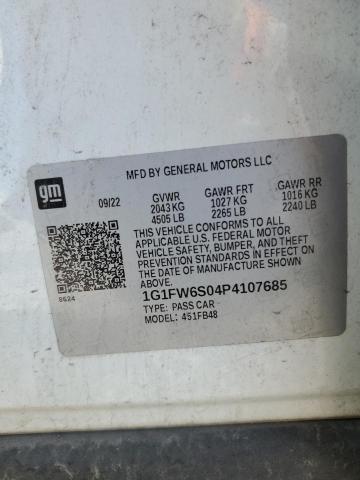 2023 CHEVROLET BOLT EV 1L - 1G1FW6S04P4107685