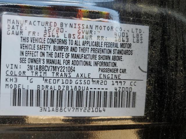 2021 NISSAN SENTRA SV - 3N1AB8CV7MY221064