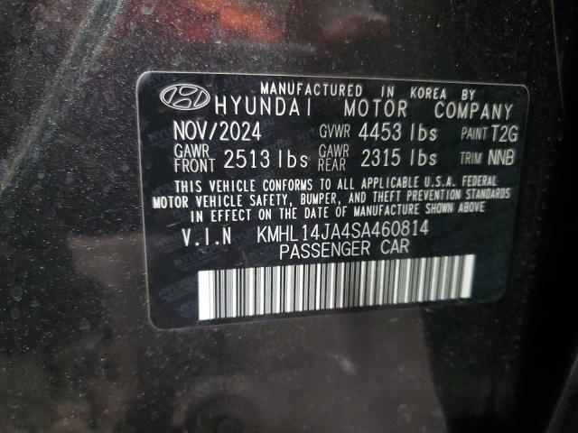 2025 HYUNDAI SONATA SEL KMHL14JA4SA460814
