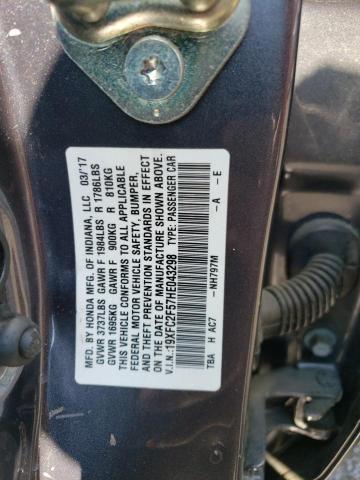 19XFC2F57HE043298 2017 HONDA CIVIC