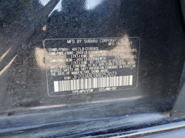 2024 SUBARU CROSSTREK - JF2GUABC0R8252072
