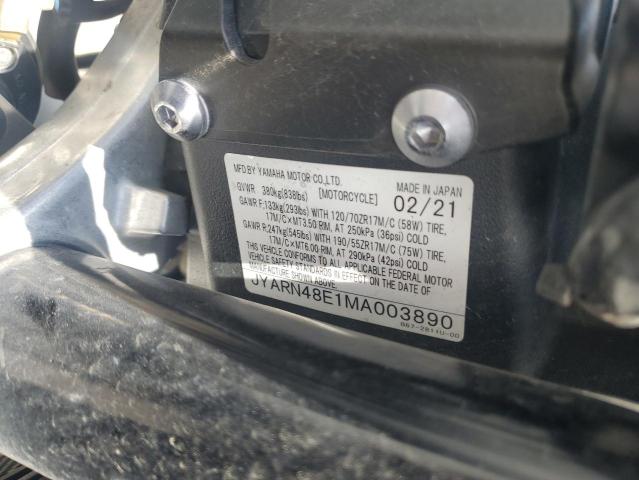 2021 YAMAHA MTN1000 JYARN48E1MA003890