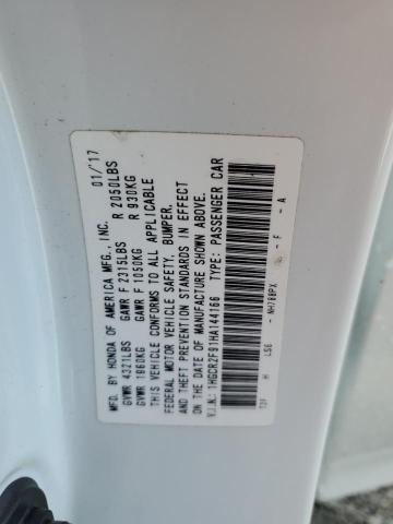 2017 HONDA ACCORD EXL 1HGCR2F91HA144166