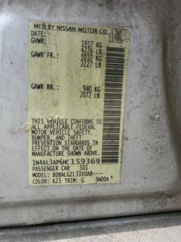2017 NISSAN ALTIMA 1N4AL3AP6HC159369