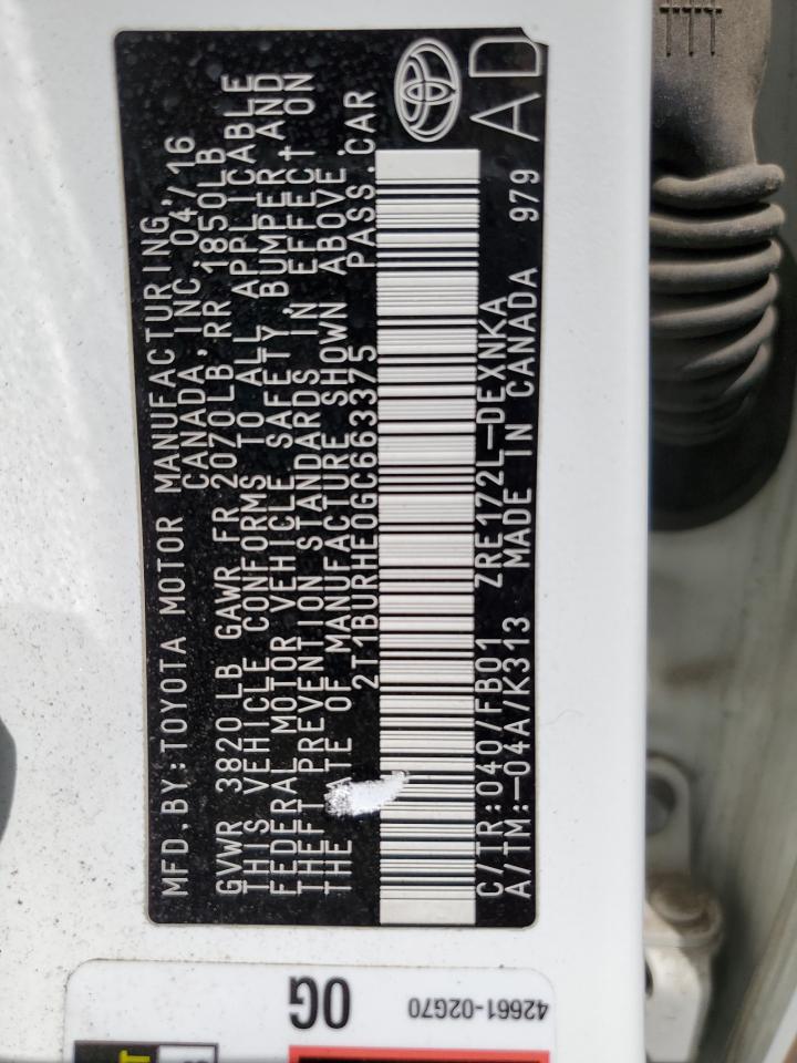 Toyota Corolla l 2016
