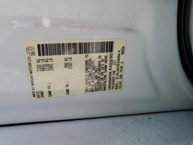 2017 NISSAN MAXIMA 3.5 - 1N4AA6APXHC446690