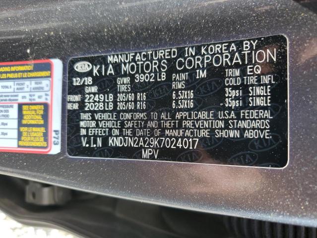 2019 KIA SOUL - KNDJN2A29K7024017
