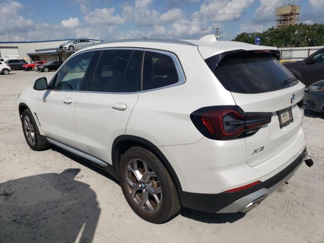 Vin: 5ux43dp07n9m62353, lot: 57234285, bmw x3 sdrive30i 20222