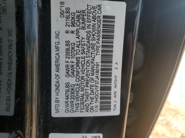 2018 HONDA ACCORD SPO - 1HGCV1F37JA180161