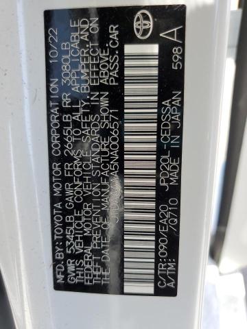 2022 TOYOTA MIRAI LE JTDAAAAA5NA006571