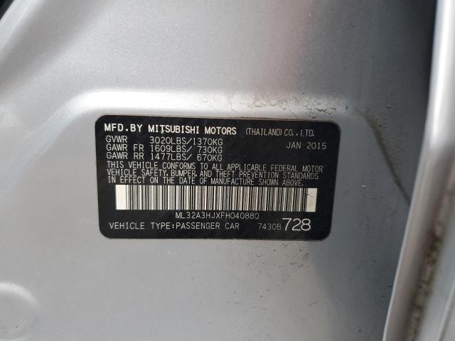 2015 MITSUBISHI MIRAGE DE ML32A3HJXFH040880