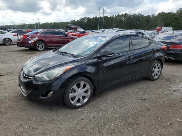 HYUNDAI ELANTRA GL 2013 black sedan 4d gas 5NPDH4AE7DH338161 photo #1