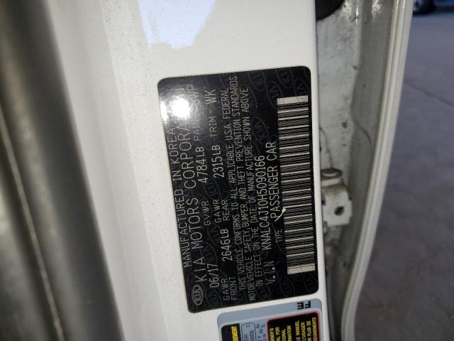2017 KIA CADENZA PR KNALC4J10H5090166