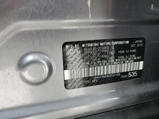 2019 MITSUBISHI ECLIPSE CR - JA4AT3AA3KZ031188