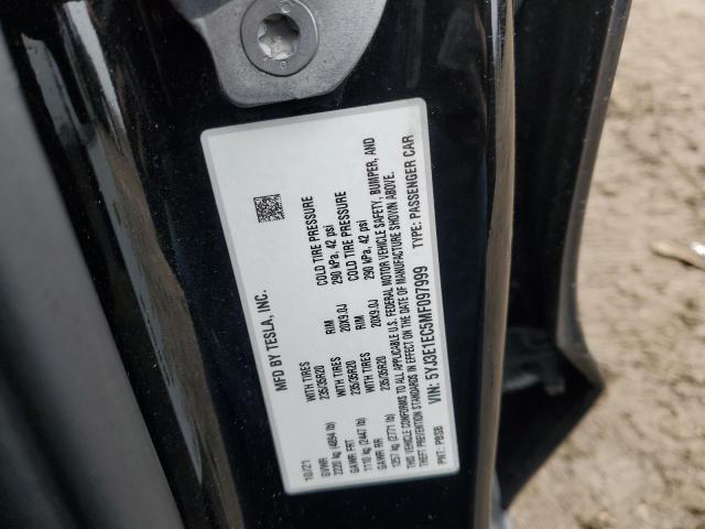2021 TESLA MODEL 3 - 5YJ3E1EC5MF097999
