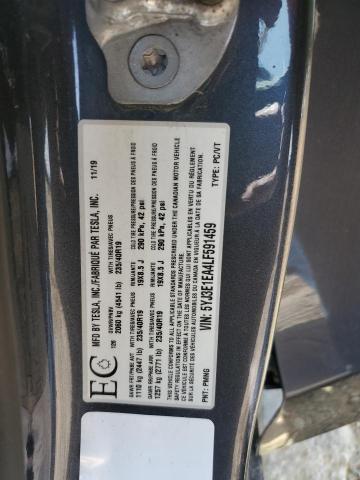 2020 TESLA MODEL 3 - 5YJ3E1EA4LF591459