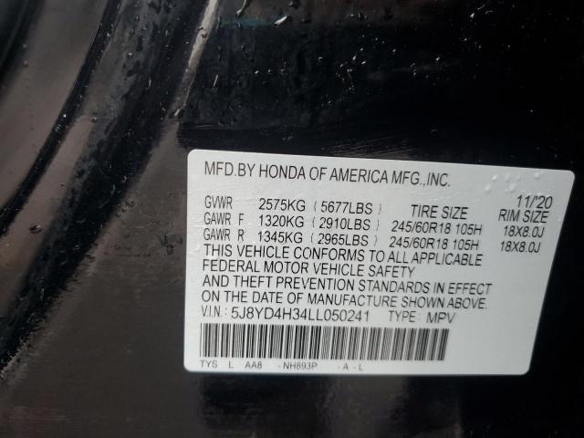 2020 ACURA MDX - 5J8YD4H34LL050241