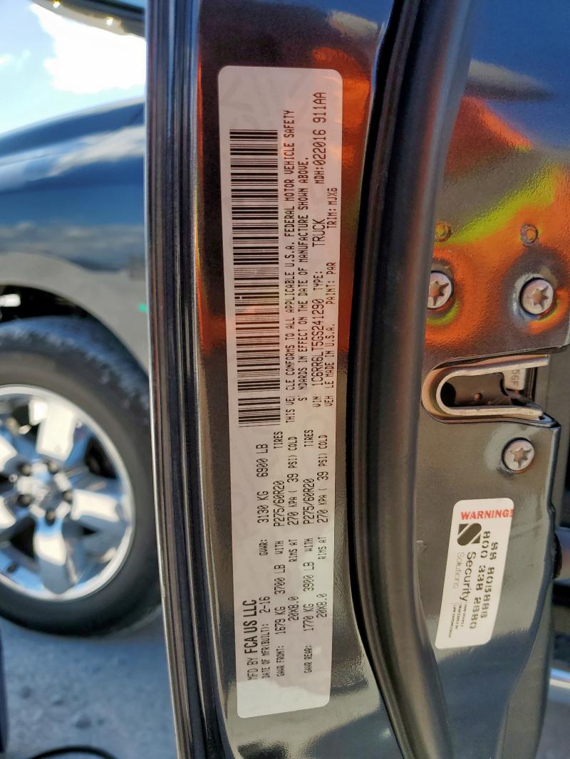 2016 RAM 1500 SLT - 1C6RR6LT5GS241290