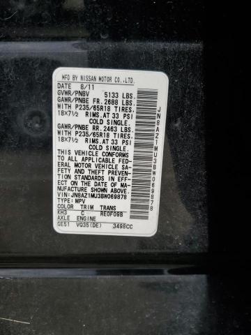 2011 NISSAN MURANO S - JN8AZ1MU3BW069878