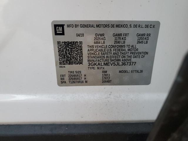 2018 GMC TERRAIN SL - 3GKALMEV5JL367377