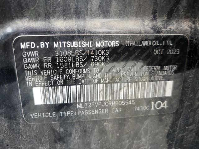 2024 MITSUBISHI MIRAGE G4 ML32FVFJ0RHF05545