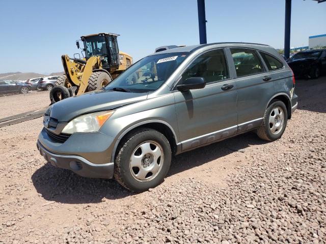 HONDA CR-V LX 2007 green  gas JHLRE38337C036155 photo #1