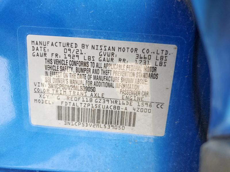 2021 NISSAN KICKS SR 3N1CP5DV2ML539050