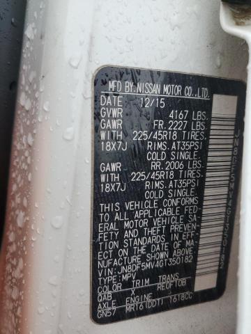 2016 NISSAN JUKE NISMO JN8DF5MV4GT350182