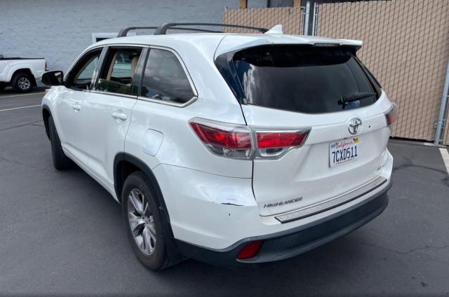Vin: 5tdbkrfh0es025733, lot: 57535055, toyota highlander le 20143