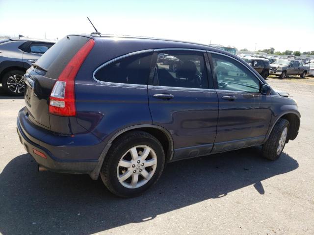 HONDA CR-V EXL 2007 blue  gas JHLRE38707C034625 photo #4